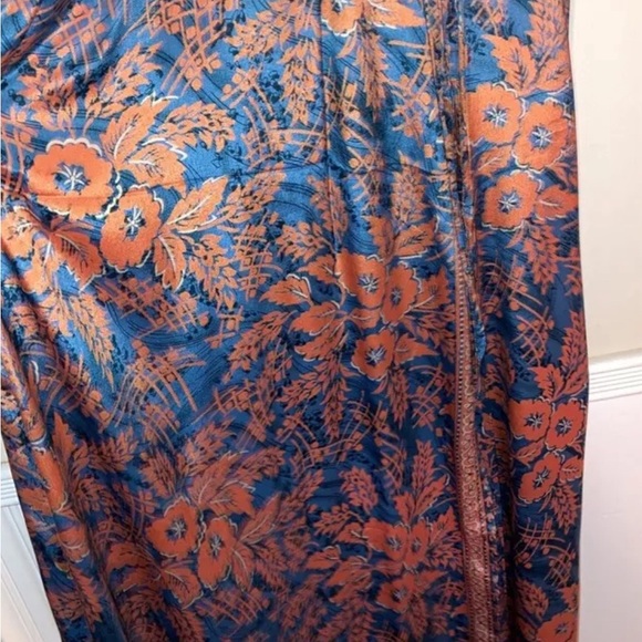 Karma highway maxi dress Long Blue With Orange Medium size - Picture 3 of 3